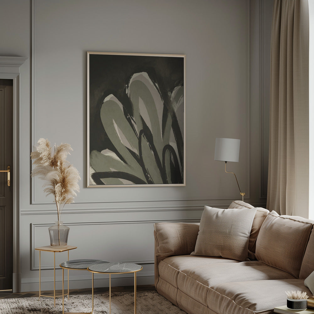 Green Leafs Poster